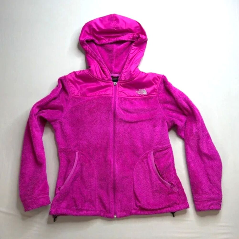 The North Face Osito Sherpa Fleece Hoodie Jacket Women's Medium Full Zip